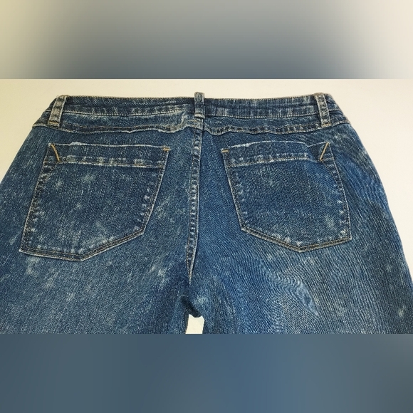 Inked & Faded 5 Pocket Stretch Skinny Jeggings with Zippers on Ankles Pre-owned - Picture 4 of 8